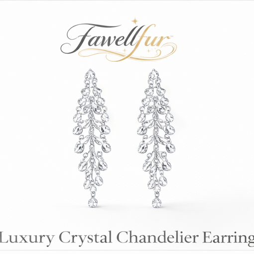 Fawellfur™ Luxury Crystal Chandelier Earrings
