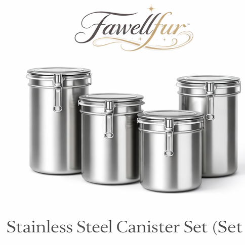 Fawellfur™ Stainless Steel Canister Set (Set of 4)