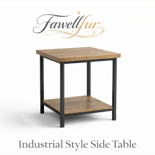 Fawellfur™ Industrial Style Side Table